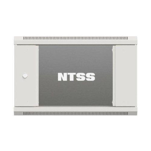 Шкаф коммутационный NTSS Премиум (NTSS-W15U6045GS-2) настенный 15U 600x450мм пер.дв.стекл 60кг серый 365мм 27кг 220град. 770мм IP20 сталь