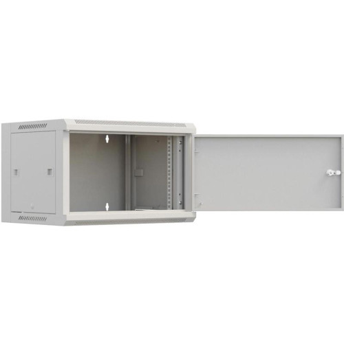 Шкаф коммутационный NTSS Премиум (NTSS-W9U6060FD) настенный 9U 570x600мм пер.дв.металл 60кг серый 500мм 22кг 220град. 500мм IP20 сталь