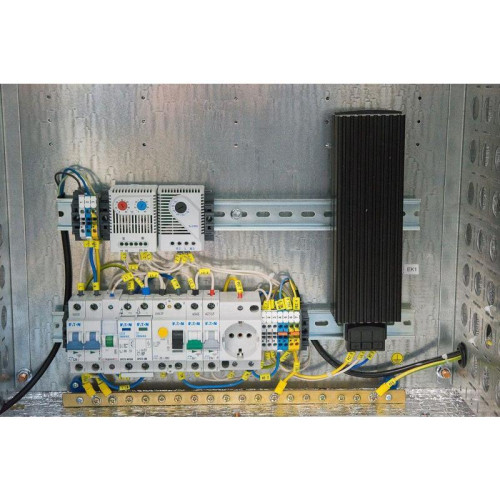 Шкаф коммутационный ЦМО (ШТВ-Н-15.6.5-4ААА-Т1) настенный 15U 600x530мм пер.дв.металл несъемн.бок.пан. 150кг серый 120град. 750мм всепогодный с вентилятором с нагревателем укомплектованный