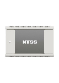 Шкаф коммутационный NTSS Премиум (NTSS-W12U6045GS-2) настенный 12U 600x450мм пер.дв.стекл 60кг серый 365мм 24кг 220град. 635мм IP20 сталь укомплектованный