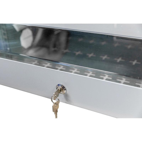 Шкаф коммутационный NTSS (NTSS-SOHO5U) настенный 5U 520x140мм пер.дв.стекл несъемн.бок.пан. 80кг белый 11кг 480мм IP20 металл