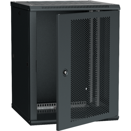 ITK Шкаф LINEA W 15U 600x600 мм дверь перфорированная, RAL9005