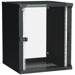 ITK Шкаф LINEA WE 15U 600x600мм дверь стекло черный