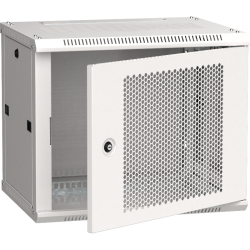 ITK Шкаф LINEA W 9U 600x450 мм дверь перфорированная, RAL7035