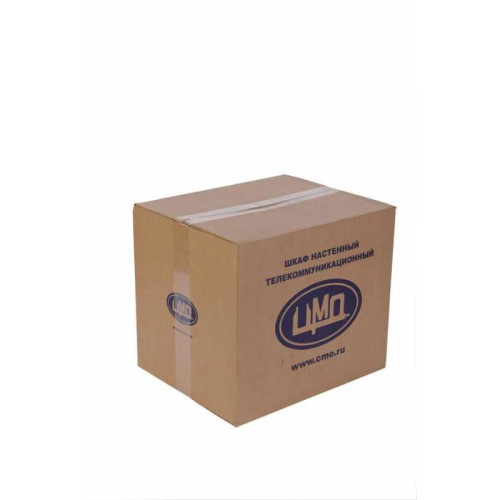 Шкаф коммутационный ЦМО (ШРН-9.650) настенный 9U 600x650мм пер.дв.стекл несъемн.бок.пан. 100кг серый 605мм 21.1кг 180град. 499мм