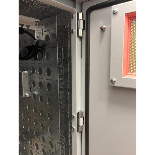 Шкаф коммутационный ЦМО (ШТВ-НН-12.6.5-4ААА-Т1) настенный 12U 620x530мм пер.дв.металл несъемн.бок.пан. 150кг серый 58кг 120град. 600мм уличный всепогодный с вентилятором с нагревателем укомплектованный