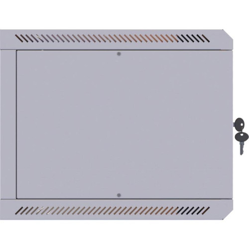 Шкаф коммутационный Suprlan ТВЛ-6U-600-350-СР (05-1060) настенный 6U 600x350мм пер.дв.стекл направл.под закл.гайки 70кг RAL 7035 285мм 13.3кг 360мм металл