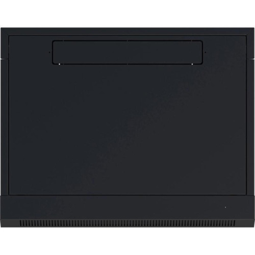 Шкаф коммутационный NTSS NTSS-W9U6045GS-BL настенный 9U 570x450мм пер.дв.стекл 60кг черный 350мм 20.1кг 220град. 370мм IP20 сталь