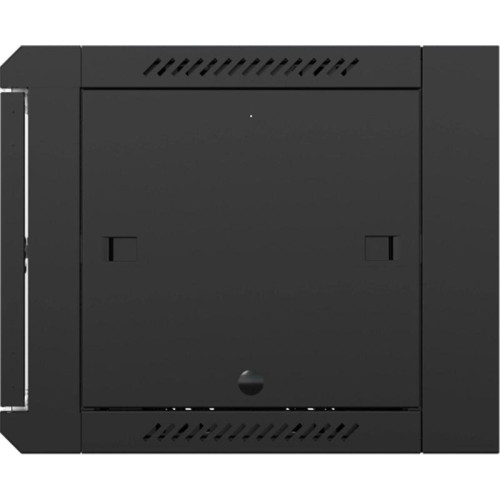 Шкаф коммутационный NTSS NTSS-W12U6060GS-BL настенный 12U 570x600мм пер.дв.стекл 60кг черный 500мм 27кг 220град. 635мм IP20 сталь