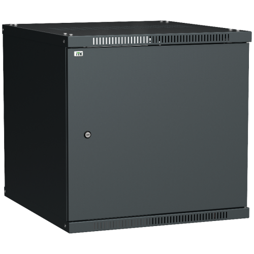 ITK Шкаф LINEA WE 12U 600x600мм дверь металл черный