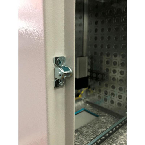 Шкаф коммутационный ЦМО (ШТВ-Н-18.6.5-4ААА-Т1) настенный 18U 600x500мм пер.дв.стал.лист несъемн.бок.пан. 150кг серый 75кг 120град. 900мм IP55 IK10 металл уличный всепогодный с кондиционером с вентилятором с нагревателем укомплектованный