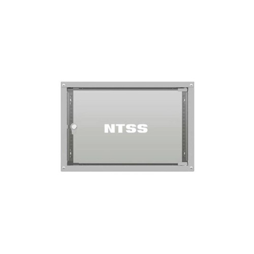 Шкаф коммутационный NTSS (NTSS-WL6U5535GS) настенный 6U 550x350мм пер.дв.стекл несъемн.бок.пан. 30кг серый 270мм 8.3кг 110град. 370мм IP20 укомплектованный