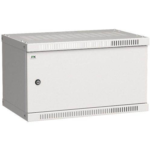 Шкаф LINEA WE 6U 550x350мм дверь металл серый