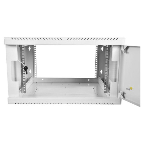Шкаф коммутационный ЦМО (ШРН-6.650.1) настенный 6U 600x650мм пер.дв.стал.лист металл 200кг серый 600мм 19кг 180град. 346мм