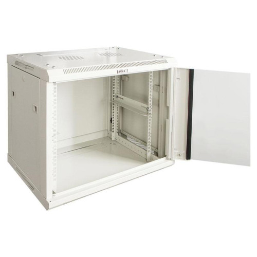 Шкаф коммутационный Lanmaster (TWT-CBWPG-6U-6X6-GY) настенный 6U 600x600мм пер.дв.стекл 60кг серый 500мм 368мм IP20 сталь