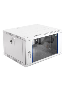 Шкаф коммутационный ЦМО ШРН-ЭКОНОМ (ШРН-Э-6.500) настенный 6U 600x520мм пер.дв.стекл 75кг серый 470мм 14.94кг 345мм