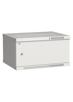 Шкаф LINEA WE 6U 600x450мм дверь металл серый