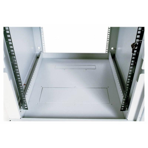 Шкаф коммутационный ЦМО (ШРН-12.650.1) настенный 12U 600x650мм пер.дв.металл несъемн.бок.пан. 100кг серый 605мм 23.1кг 180град. 632мм