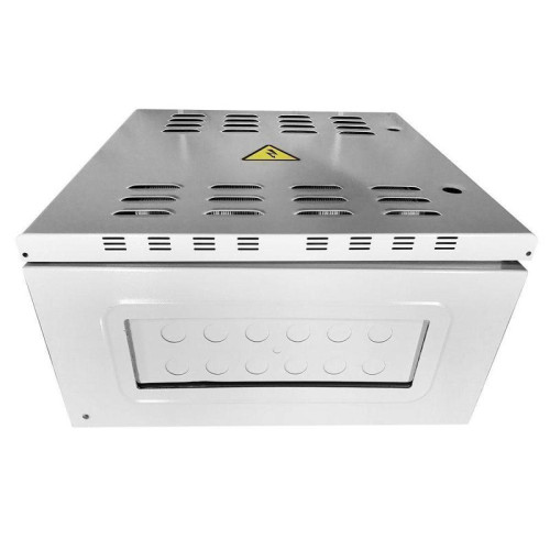 Шкаф коммутационный ЦМО (ШТВ-Н-15.6.5-4ААА-Т1) настенный 15U 600x530мм пер.дв.металл несъемн.бок.пан. 150кг серый 120град. 750мм всепогодный с вентилятором с нагревателем укомплектованный