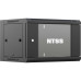 Шкаф коммутационный NTSS NTSS-W12U6045GS (NTSS-W12U6045GS-BL) настенный 12U 570x450мм пер.дв.стекл 60кг черный 350мм 22.2кг 220град. 635мм IP20 сталь