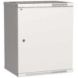 ITK Шкаф LINEA WE 15U 600x450мм дверь металл серый
