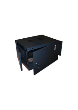 Шкаф коммутационный Lanmaster Next (TWT-CBWNM-6U-6X6-BK) настенный 6U 550x600мм пер.дв.металл задн.дв.спл.стал.лист 60кг черный IP20