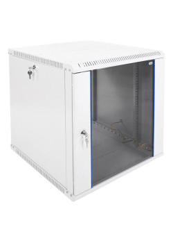 Шкаф коммутационный ЦМО ШРН-ЭКОНОМ (ШРН-Э-12.650) настенный 12U 600x650мм пер.дв.стекл 65кг серый 600мм 23.9кг 180град. 608мм