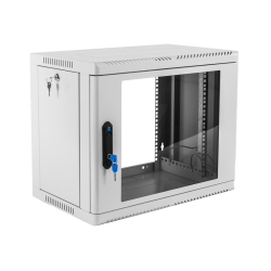 Шкаф телекоммуникационный настенный сварной 9U (600 ? 660) съёмные стенки, дверь стекло