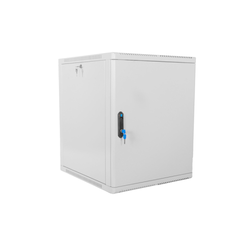 Шкаф коммутационный ЦМО (ШРН-12.500.1) настенный 12U 600x529мм пер.дв.стал.лист 200кг серый 470мм 180град.