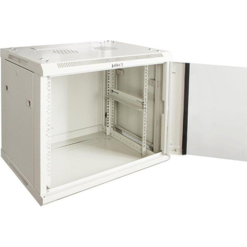 Шкаф коммутационный Lanmaster (TWT-CBWPG-15U-6X6-GY) настенный 15U 600x600мм пер.дв.стекл задн.дв.стал.лист 2 бок.пан. 60кг серый 500мм 33кг 768мм IP20 металл
