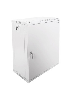 Шкаф коммутационный ЦМО ШРН-Эконом (ШРН-Э-15.350.1) настенный 15U 600x350мм пер.дв.металл 85кг серый 300мм 18.09кг 180град. 742мм сталь