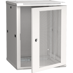 Шкаф коммутационный ITK Linea W (LWR3-12U66-PF) настенный 12U 600x600мм пер.дв.перфор. 90кг серый 500мм 200град. 635мм IP00 IK10 сталь