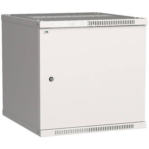 ITK Шкаф LINEA WE 12U 600x600мм дверь металл серый