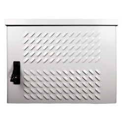 Шкаф коммутационный ЦМО (ШТВ-Н-18.6.5-4ААА-Т1) настенный 18U 600x500мм пер.дв.стал.лист несъемн.бок.пан. 150кг серый 75кг 120град. 900мм IP55 IK10 металл уличный всепогодный с кондиционером с вентилятором с нагревателем укомплектованный