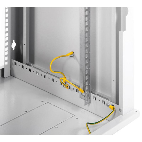 Шкаф коммутационный ЦМО ШРН-ЭКОНОМ (ШРН-Э-9.350) настенный 9U 600x350мм пер.дв.стекл 85кг серый 300мм 13.8кг 180град. 480мм