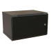 Шкаф коммутационный WRline (WR-TW-0666-SR-RAL9004) настенный 6U 600x600мм пер.дв.металл 2 бок.пан. направл.под винты 60кг черный 500мм 367мм IP20 сталь Шкаф коммутационный WRline (WR-TW-0666-SR-RAL9004) настенный 6U 600x600мм пер.дв.металл 2 бок.пан. направл.под винты 60кг черный 500мм 367мм IP20 сталь