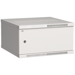 ITK Шкаф LINEA WE 6U 600x600мм дверь металл серый