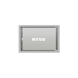 Шкаф коммутационный NTSS Lime (NTSS-WL6U5560GS) настенный 6U 550x600мм пер.дв.стекл несъемн.бок.пан. 30кг серый 520мм 12кг 110град. 370мм IP20 сталь