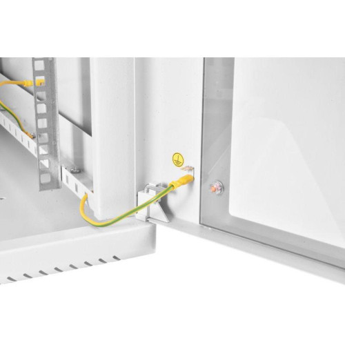 Шкаф коммутационный ЦМО (ШРН-М-9.500) настенный 9U 600x520мм пер.дв.стекл 130кг серый