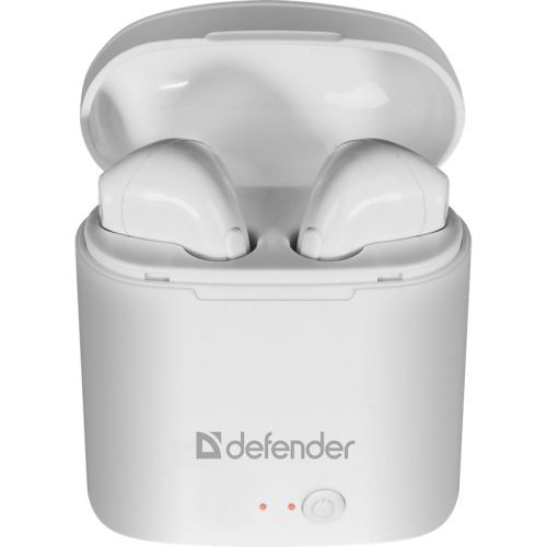 Defender Беспроводная гарнитура Twins 630 белый,TWS, Bluetooth