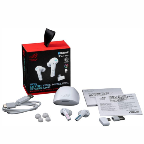 Гарнитура R55ES ROG CETRA TWS SPEEDNOVA/WHT/ ASUS R55ES ROG CETRA TWS SPEEDNOVA/WHT