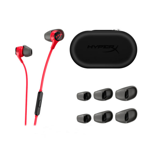 Проводные наушники/ HyperX Cloud Earbuds II Red, проводные наушники (705L8AA, CEB007)