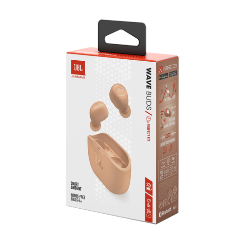 Наушники JBL WAVE BUDS (Beige)/ JBL WAVE BUDS (Beige)