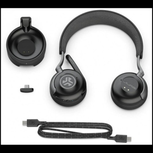 Беспроводная гарнитура Jlab Epic Work ANC Wireless Duo with Stand,Link USB- C Беспроводная гарнитура Jlab Epic Work ANC Wireless Duo with Stand,Link USB- C