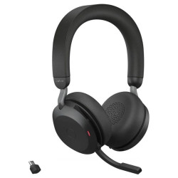 Беспроводная гарнитура Jabra Evolve2 75, Link380c MS Stereo Black (PN: 27599-999-899)