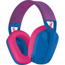 Наушники с микрофоном Logitech G435 голубой/розовый накладные BT/Radio оголовье (981-001065)