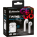 Defender Беспроводная гарнитура Twins 630 белый,TWS, Bluetooth Defender Беспроводная гарнитура Twins 630 белый,TWS, Bluetooth