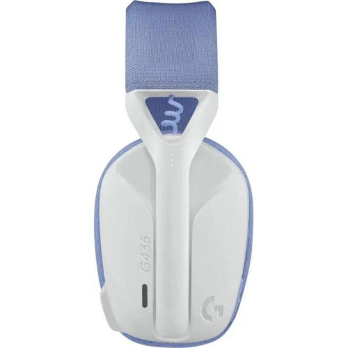 Наушники с микрофоном Logitech G435 белый/синий накладные BT/Radio оголовье (981-001077)