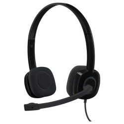 Гарнитура Logitech Headset H151 Stereo black (1 x 3.5мм, кабель 1.8м) (981-000587)