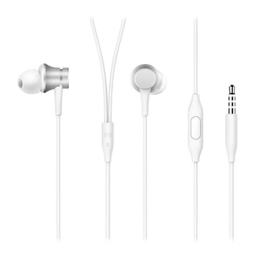 Проводные наушники с микрофоном Xiaomi Mi In-Ear Headphones Basic Silver / Mi Piston Fresh Bloom HSEJ03JY (ZBW4355TY) (522191) (759194)